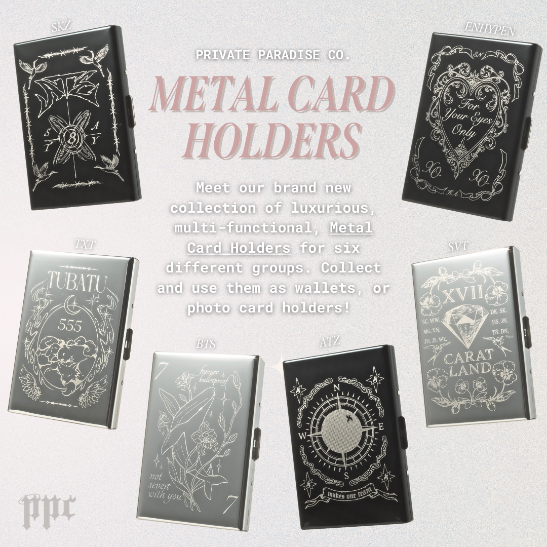 BTS Metal Cardholder – Private Paradise Co.