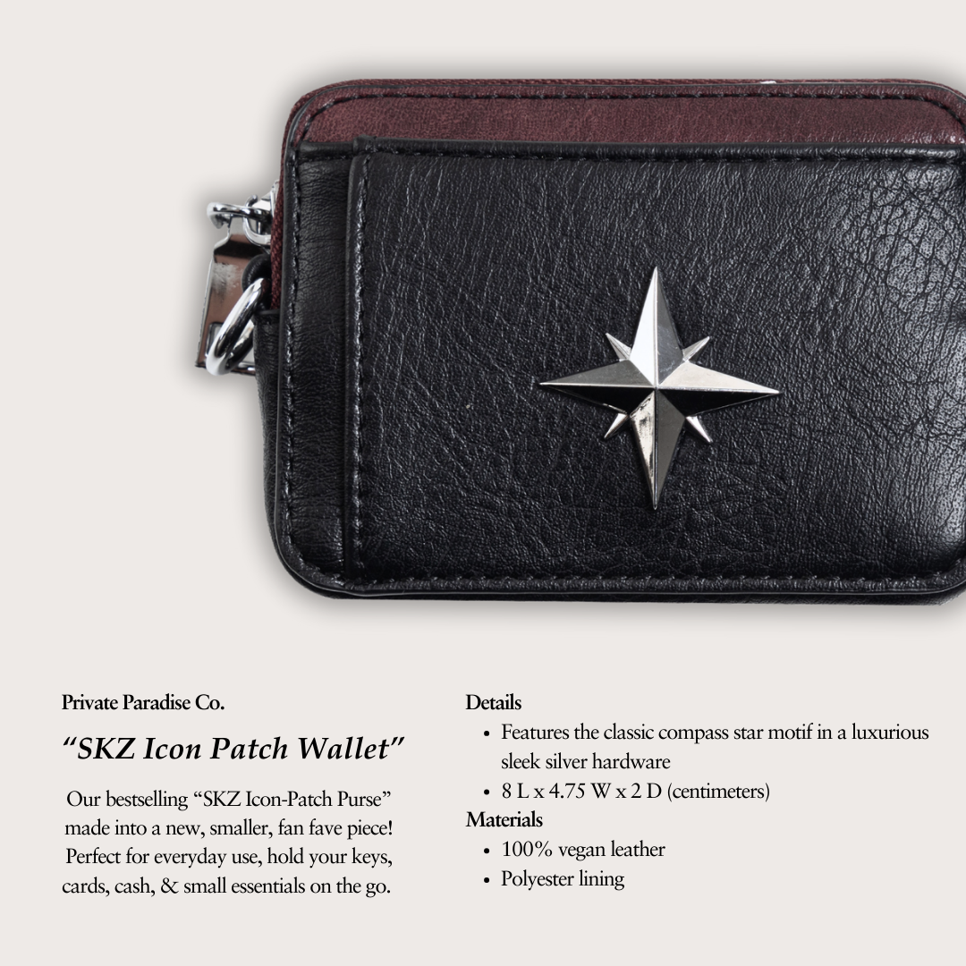 SKZ Icon-Patch Wallet [PRE-ORDER] – Private Paradise Co.