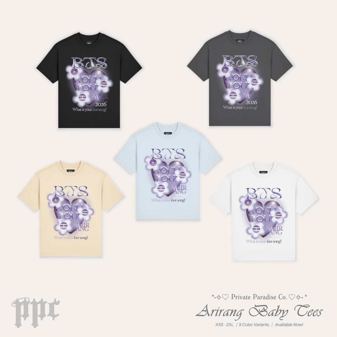 Arirang Tour Fitted Tee – Private Paradise Co.