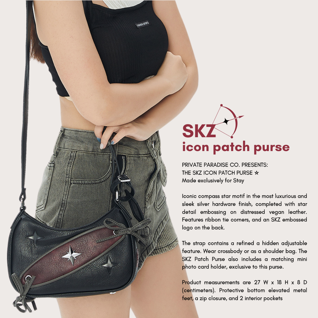 SKZ Icon-Patch Purse [PRE-ORDER] – Private Paradise Co.